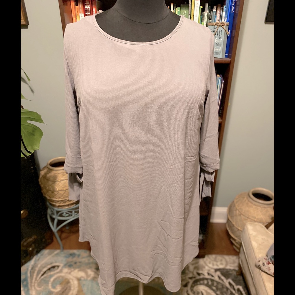 Grey Tunic 1X NWT Gray